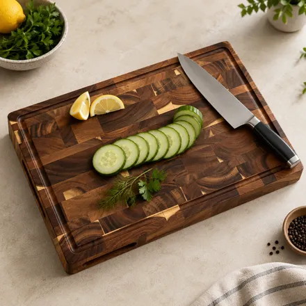 Walnut cutting board – features